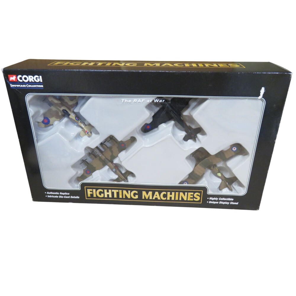 Corgi Fighting Machines CSFS08004 4 Model Set The RAF at WAR Boxed Set New